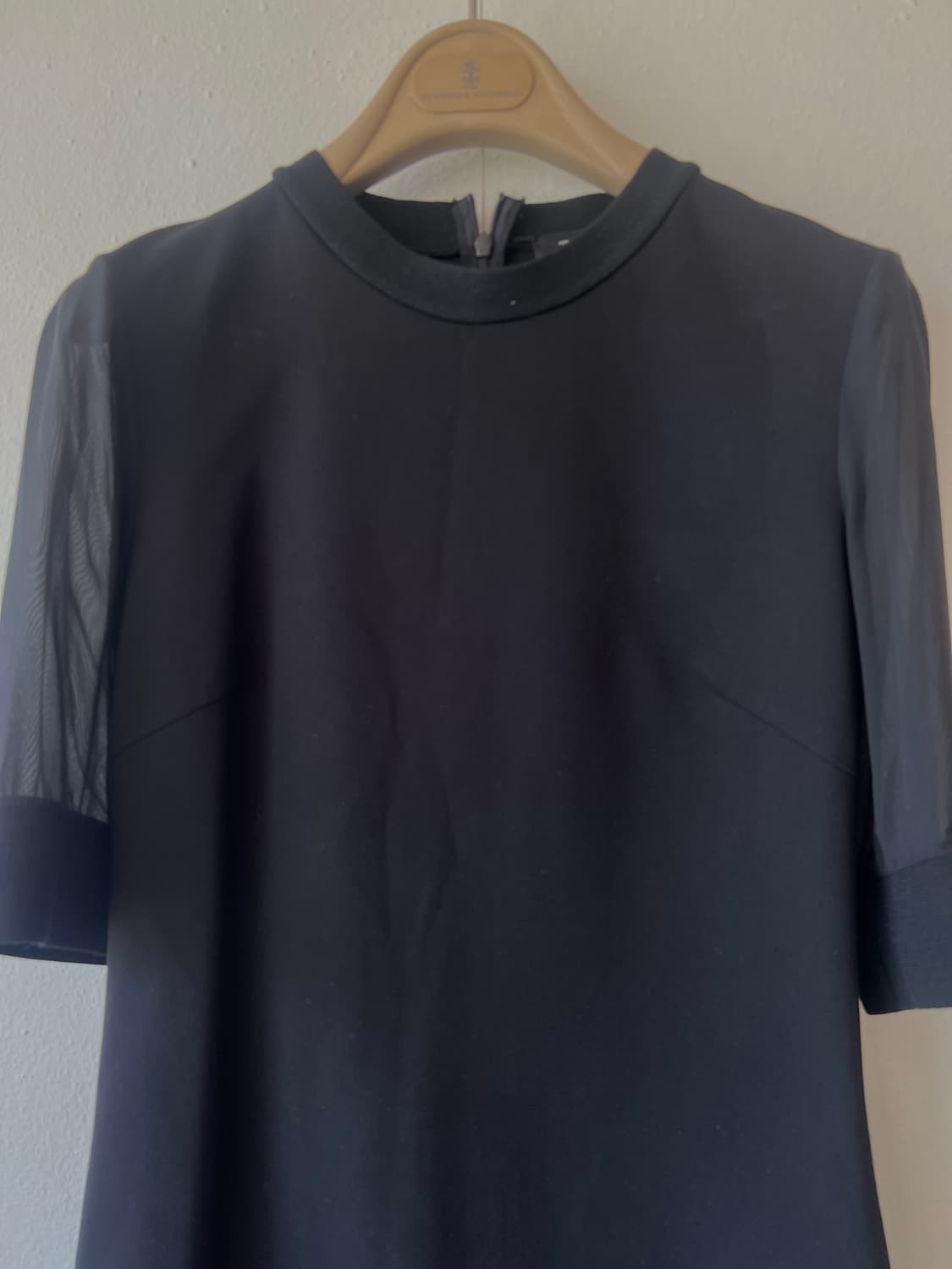 타임 여성 블랙 라운드시스원피스 하객룩원피 상품이미지1