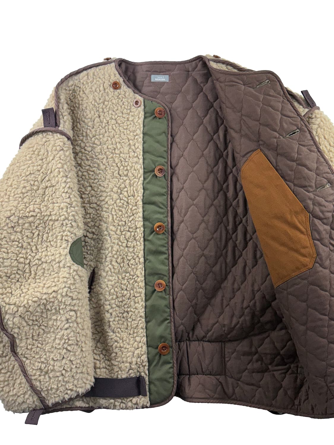 컬러비콘 빅 보아 블루종 자켓 상품이미지6