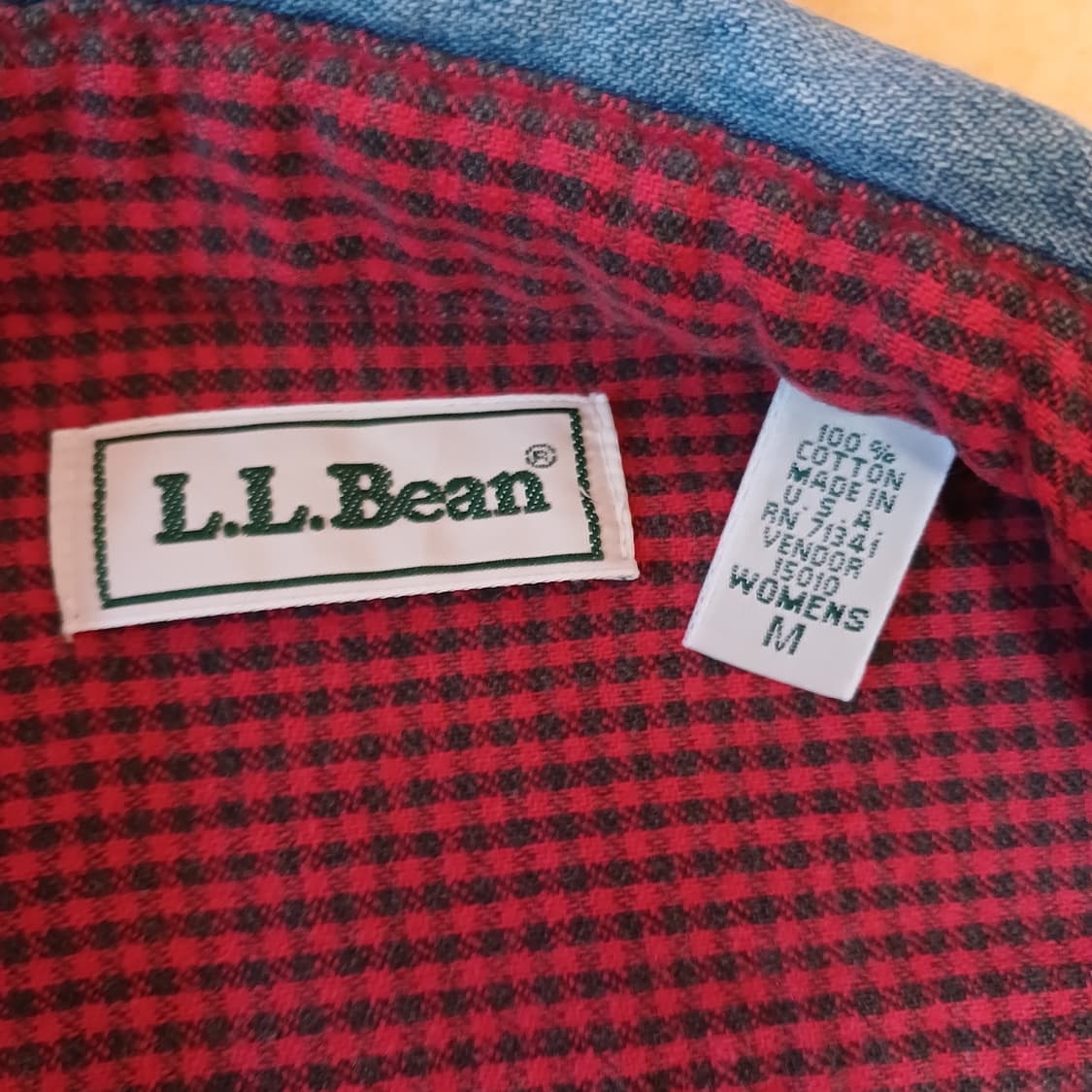 엘엘빈 데님 셔츠 Made in U.S.A  상품이미지3