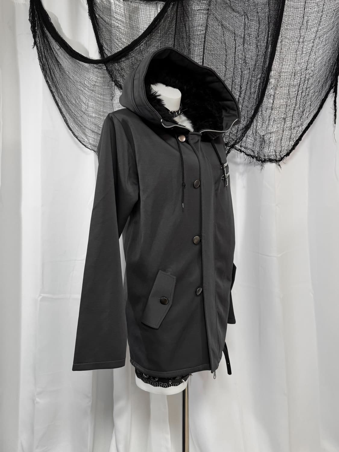 punk hood zip-up 상품이미지3