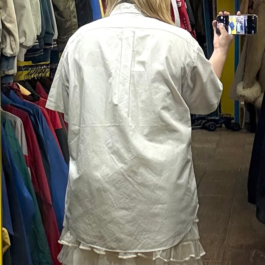 [HI] 폴로 랄프로렌 반팔 셔츠 화이트 상품이미지5