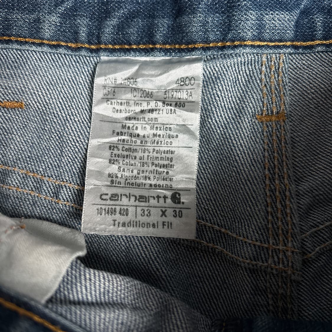 칼하트 데님팬츠 상품이미지7