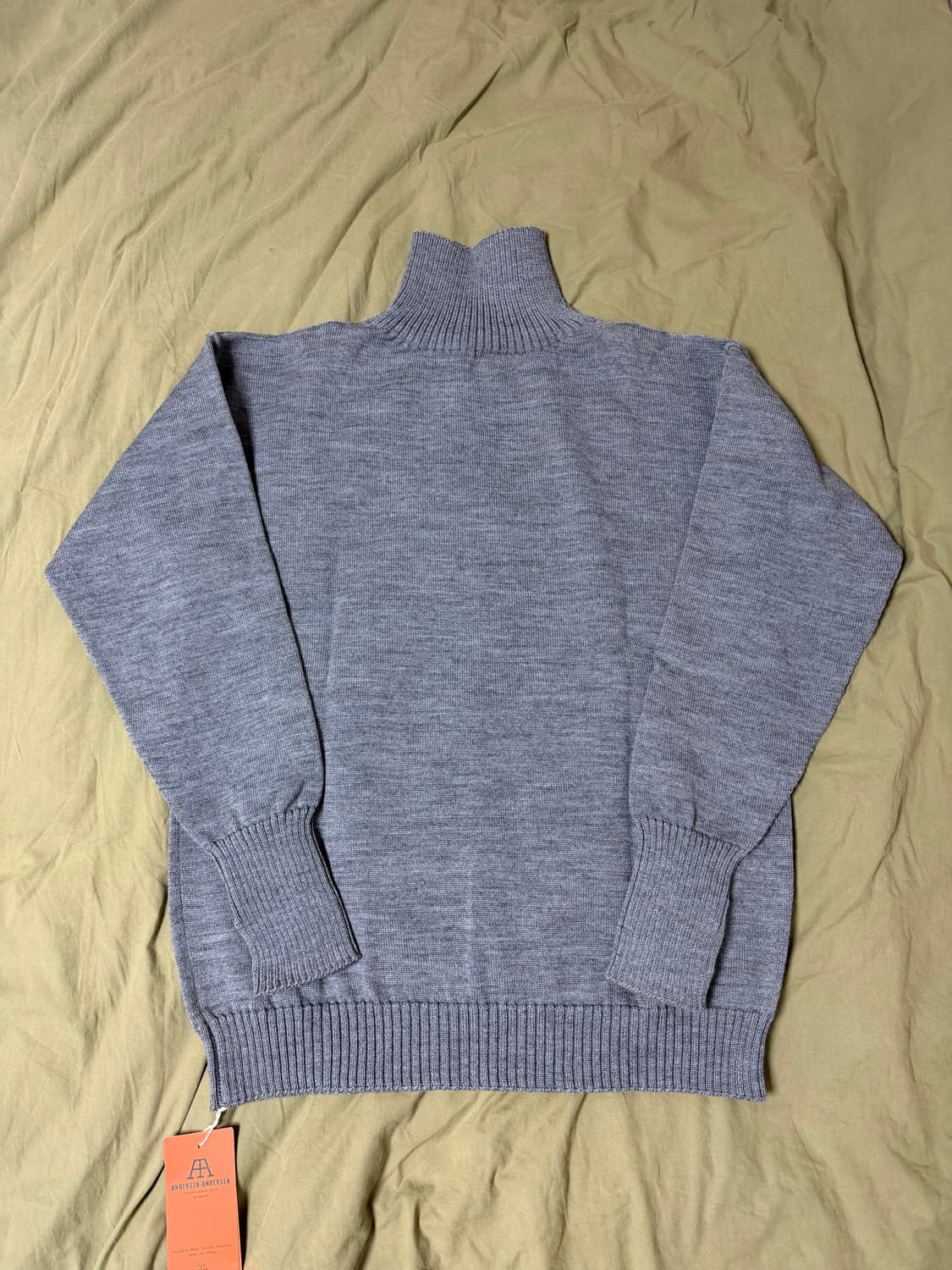 안데르센안데르센 터틀넥 블루 xl 상품이미지2