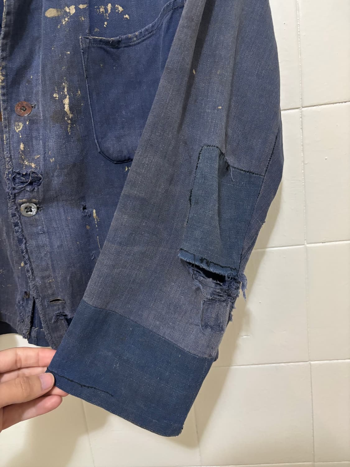 1940s 독일 빈티지 워크 자켓 상품이미지9