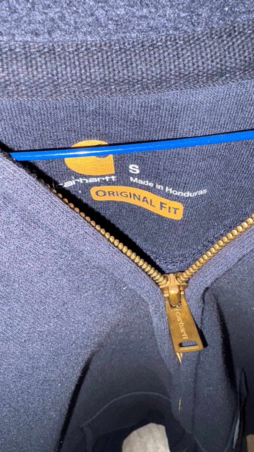 칼하트 후드집업 네이비 s 상품이미지2