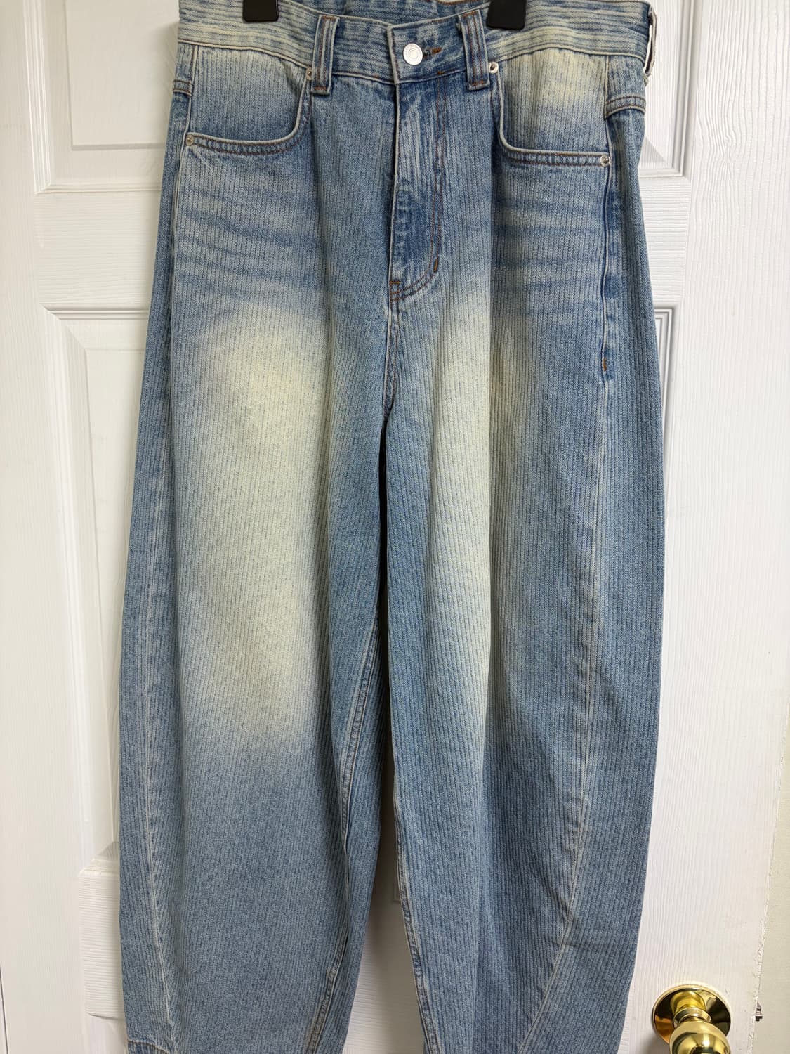 노운 코듀로이 데님팬츠 라이트블루 1사 상품이미지2