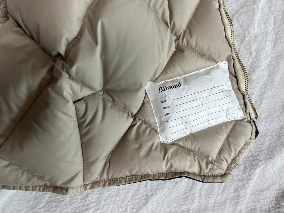 (XL)jjjjound 자운드 에디바우어 다운 베스트 패딩 상품이미지9