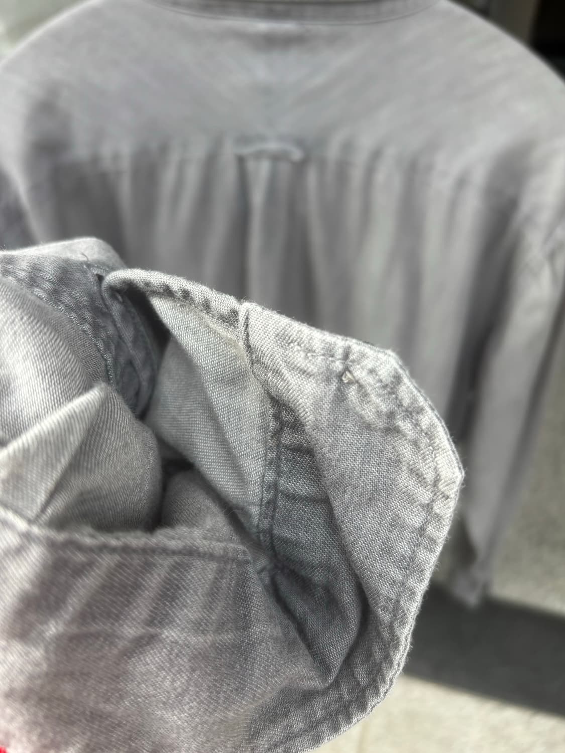 폴스미스  그레이 워시드 셔츠 상품이미지6