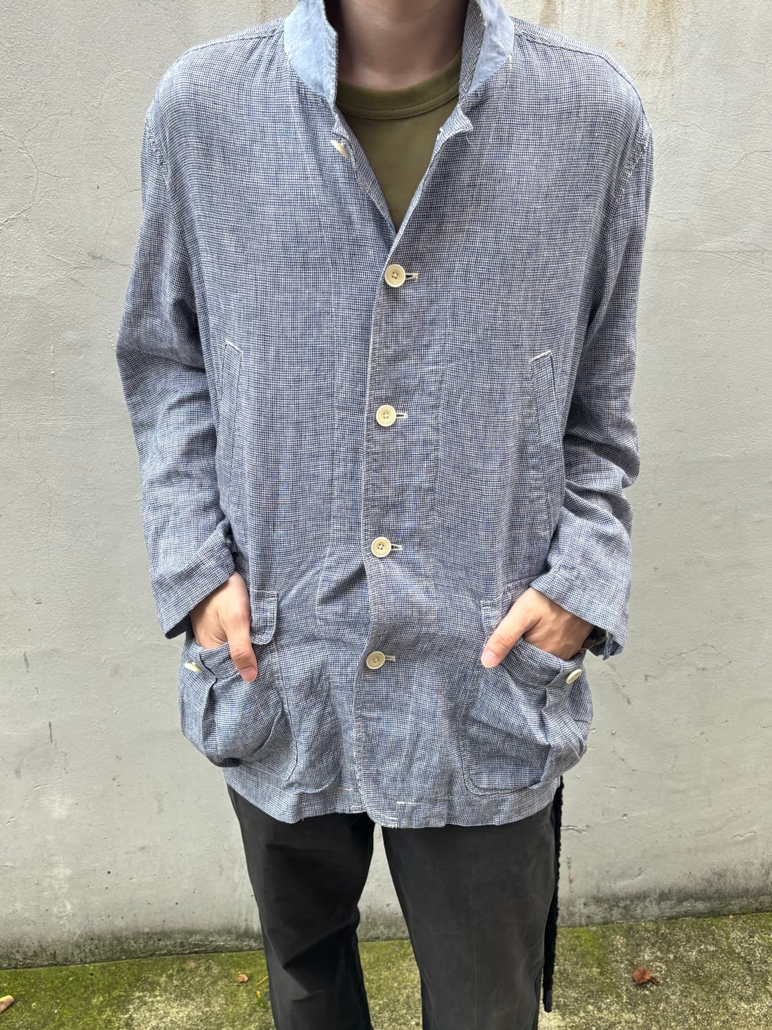 Sky Blue Medium Length Jacket 상품이미지1