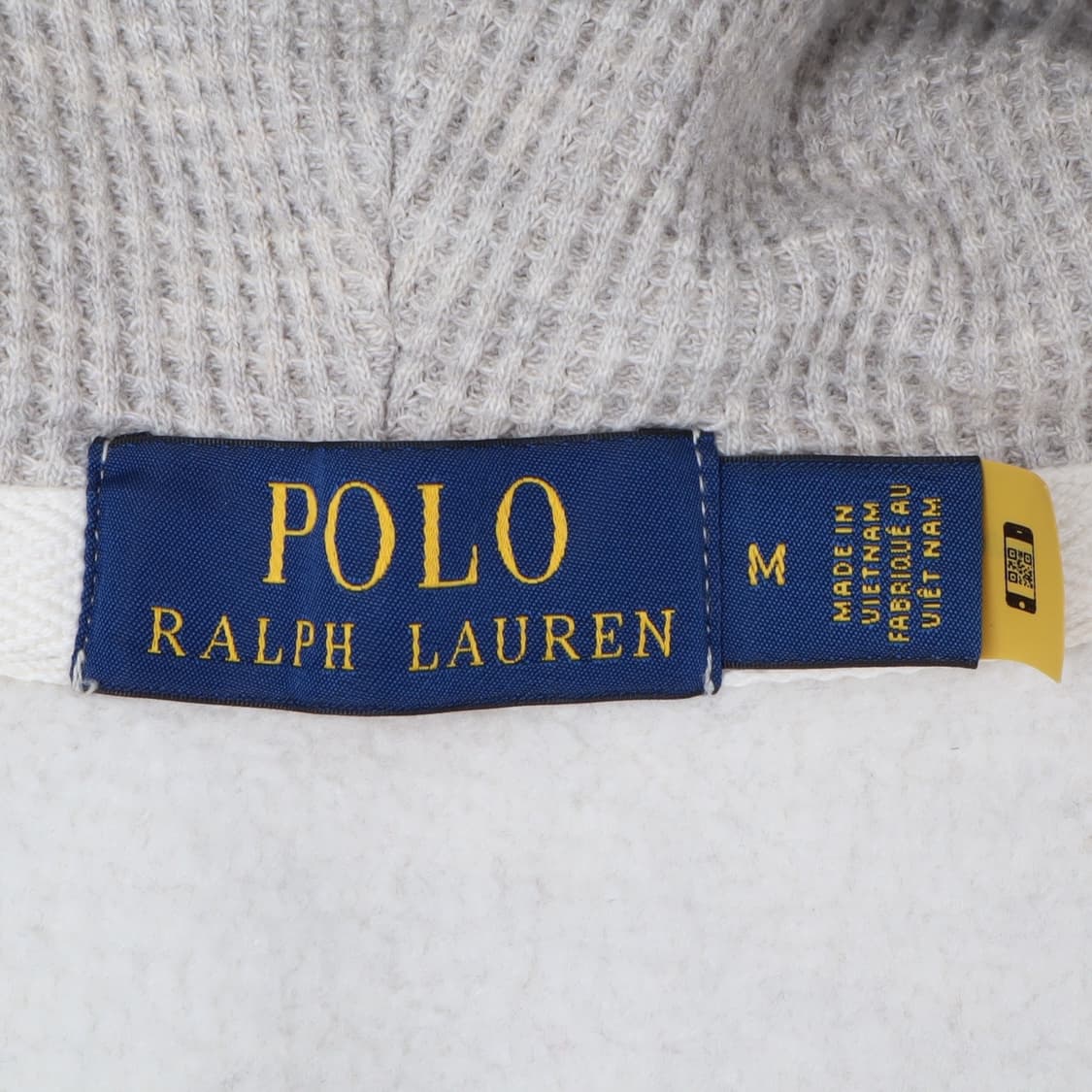 폴로 랄프로렌 QR 라이트 그레이 써멀 후드집업 상품이미지8