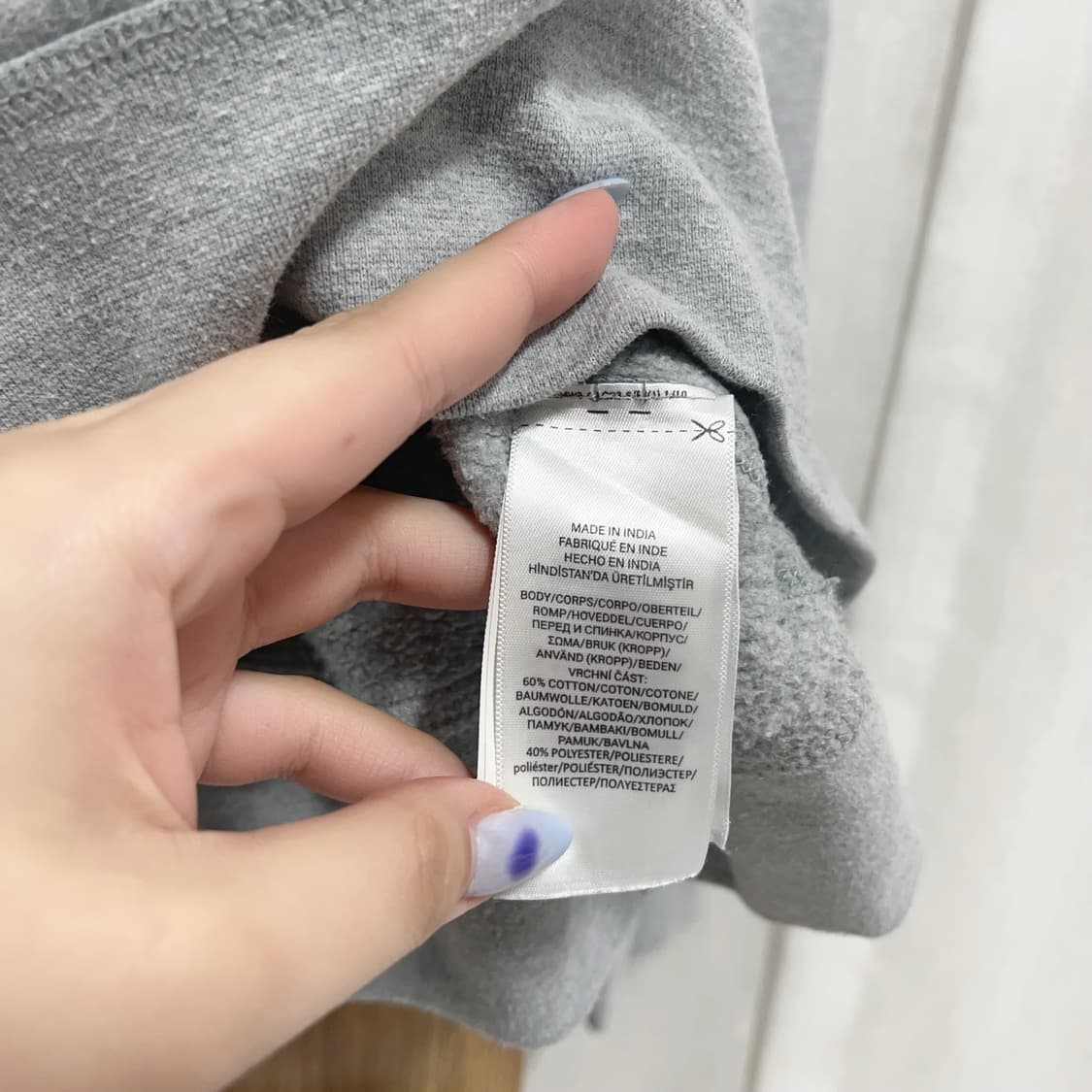 [정품] 폴로 그레이 / 네이비포니 기모 맨투맨 [ L ] 상품이미지8
