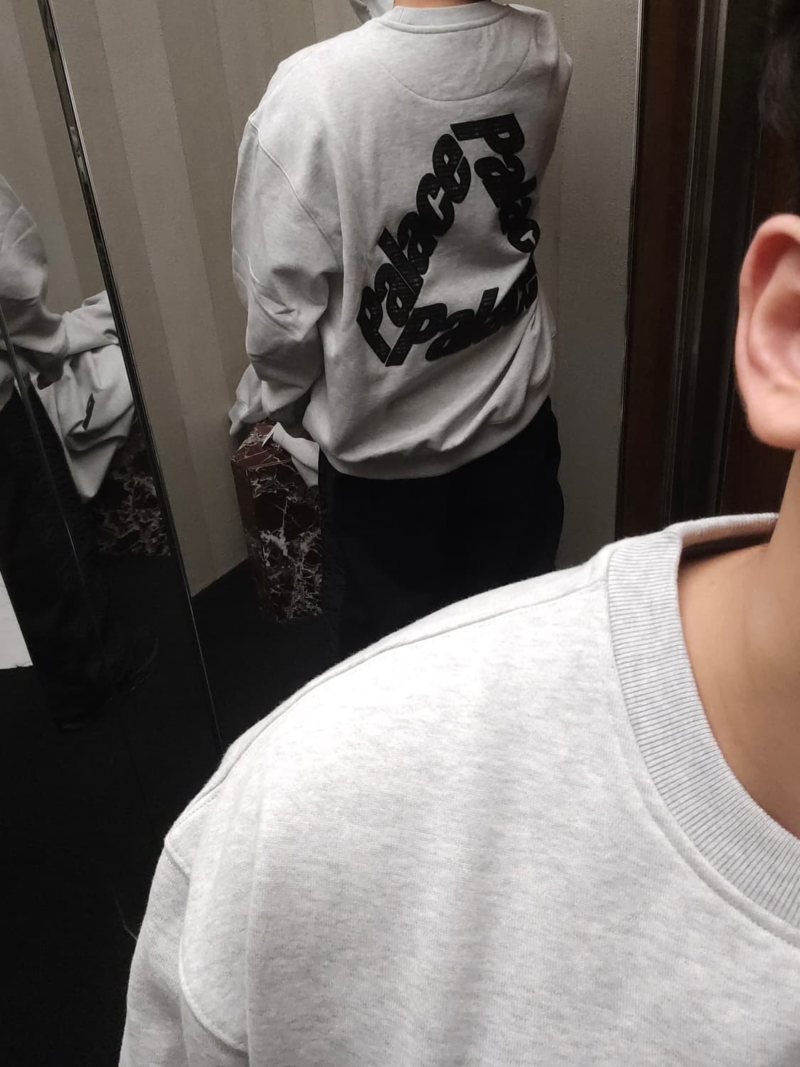 팔라스 P3 체인 퍼프 크루 그레이 말 - 25FW 상품이미지3