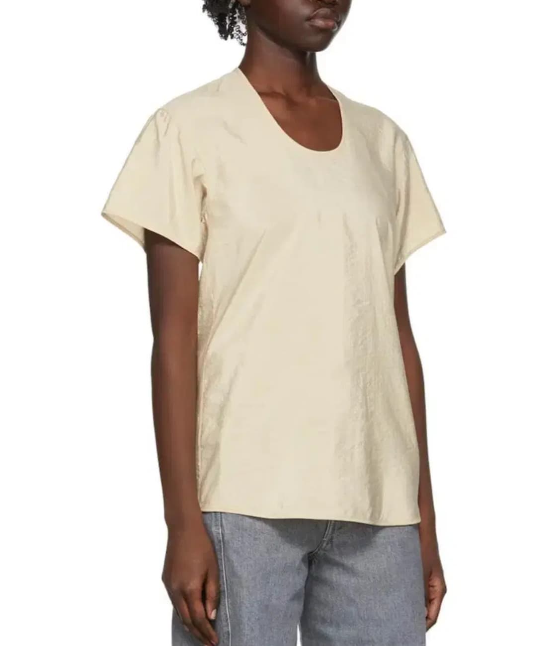 (38)르메르 숏슬리브 스쿱넥 티셔츠 블라우스 lemaire 셔츠 상품이미지2