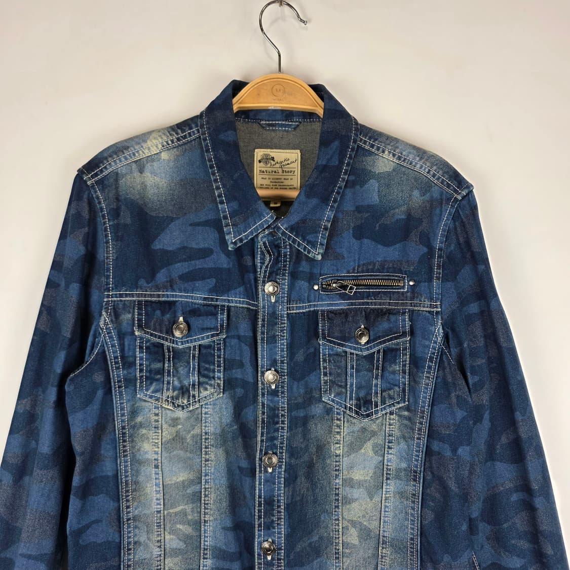 카모 플라쥬 웨스턴 데님자켓 상품이미지2
