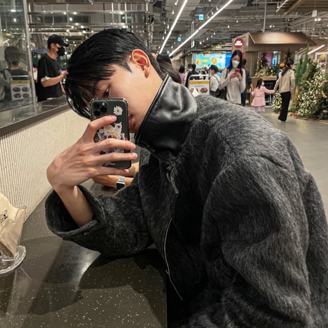 (새제품) 코시하루 모헤어 모울 자켓 상품이미지4