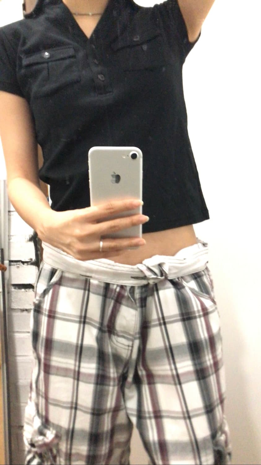 체크 하프팬츠 상품이미지3