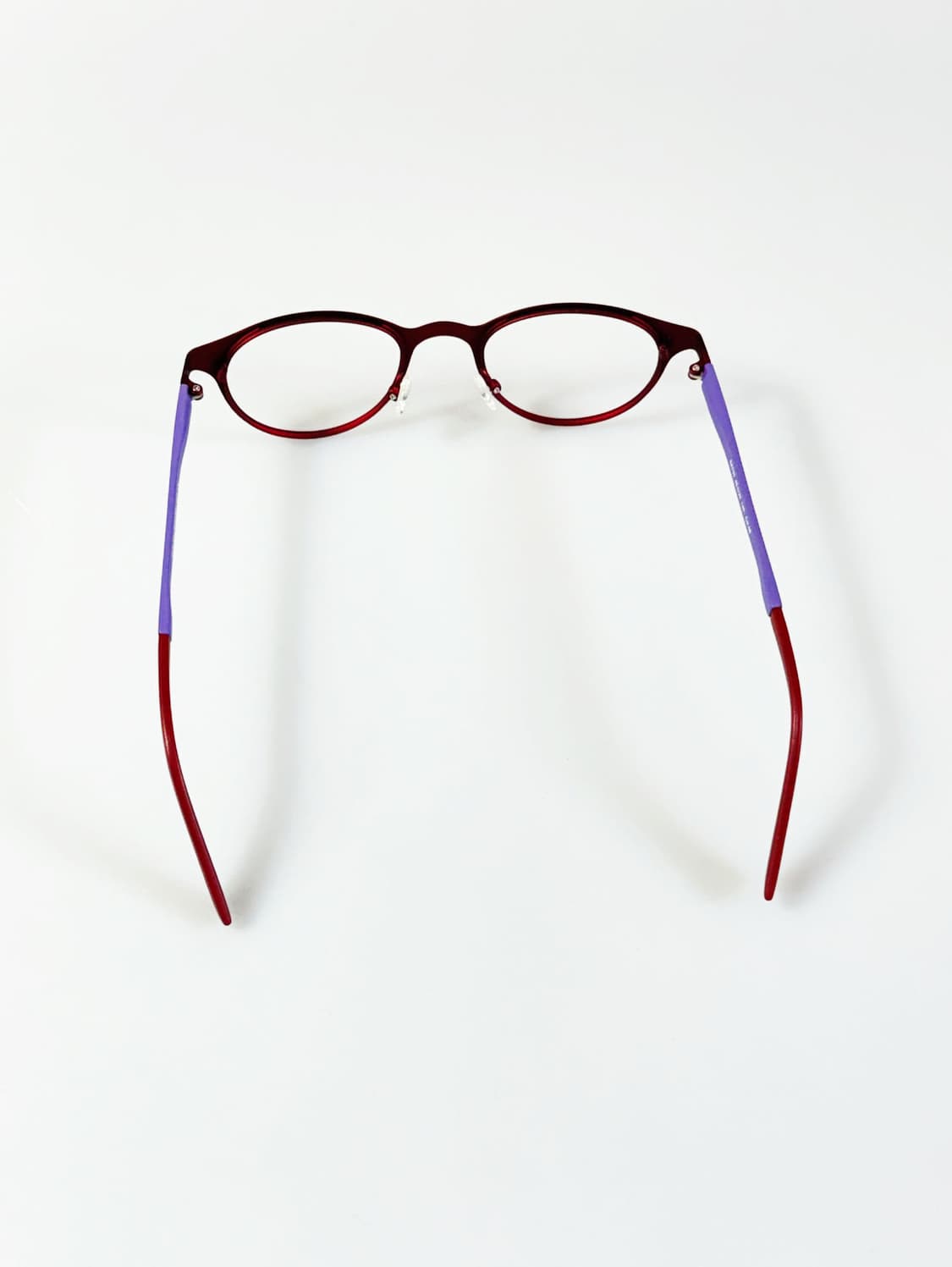 SKY EYEWEAR 맷버건디 메탈 라운드 빈티지 안경 상품이미지5