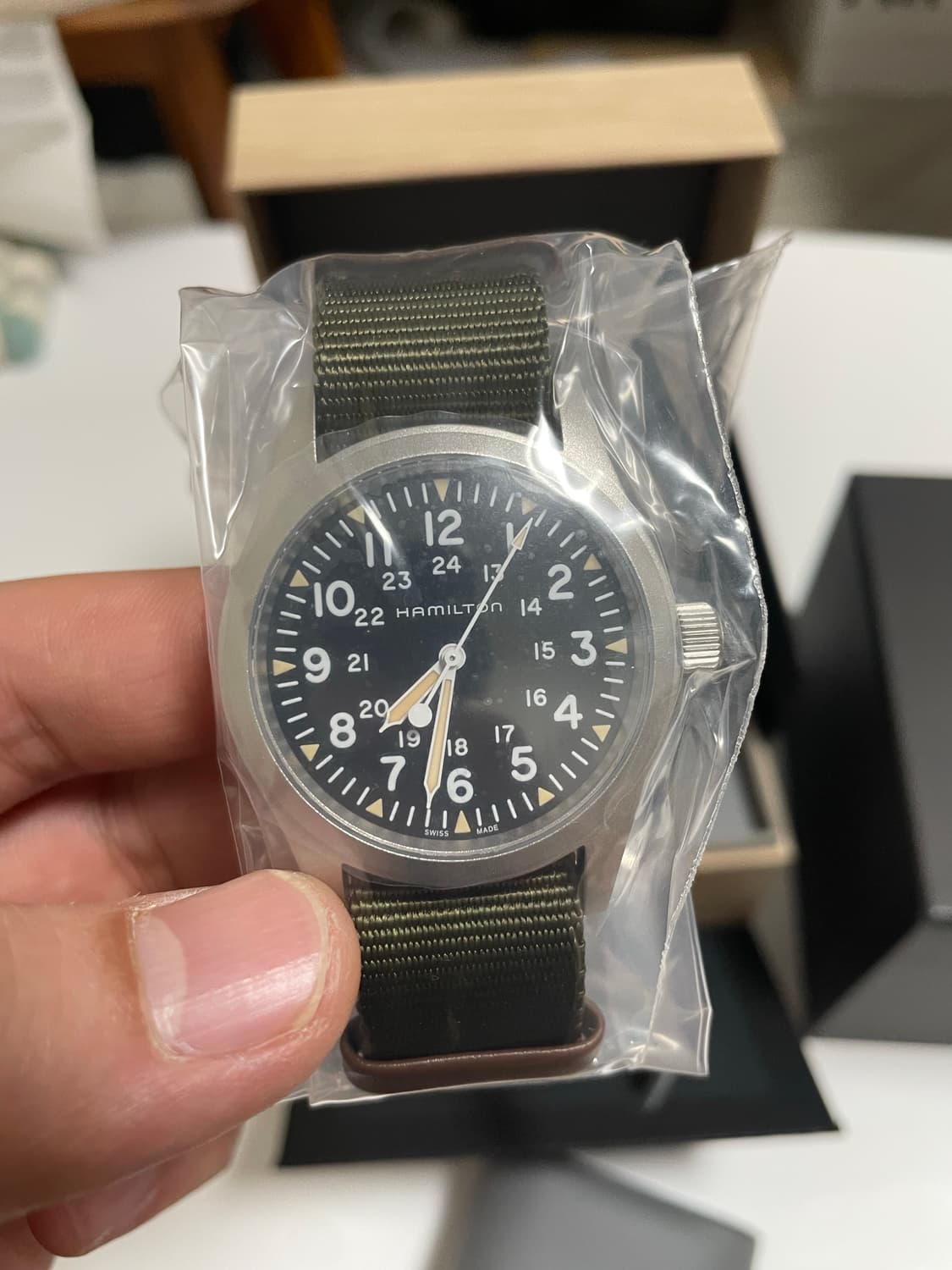 해밀턴 카키 필드 메커니컬 38 새제품 H69439931 상품이미지3