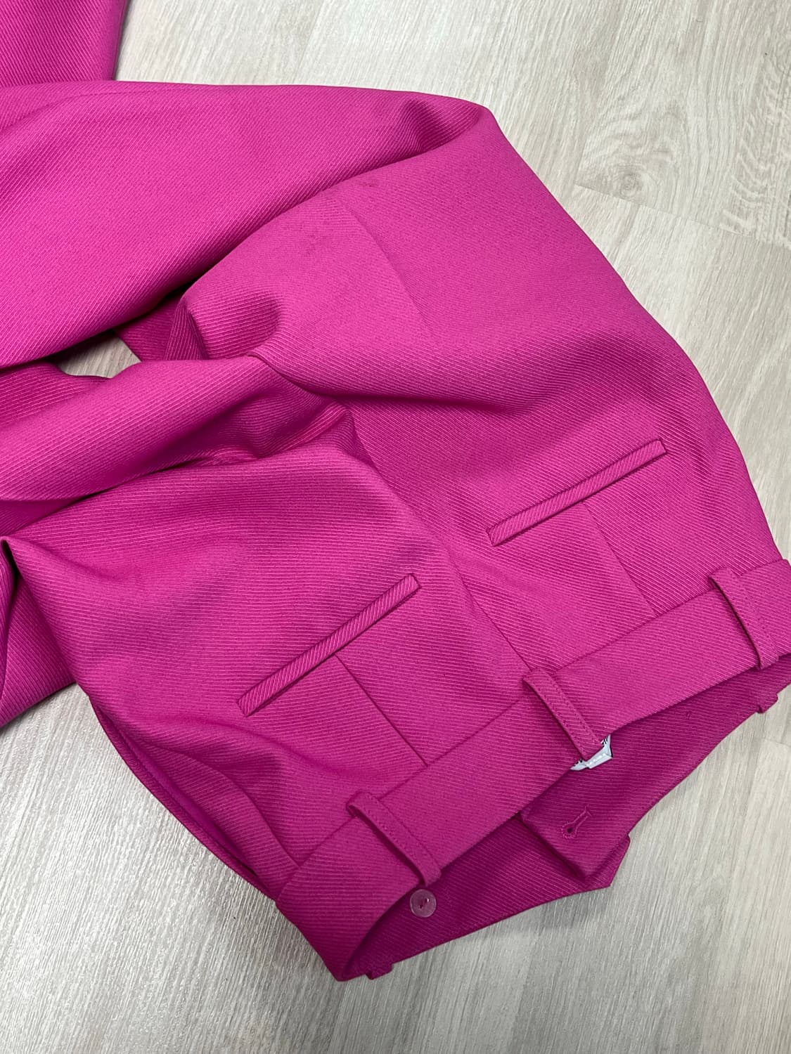 앤아더스토리즈 핑크 턱 슬랙스 상품이미지2