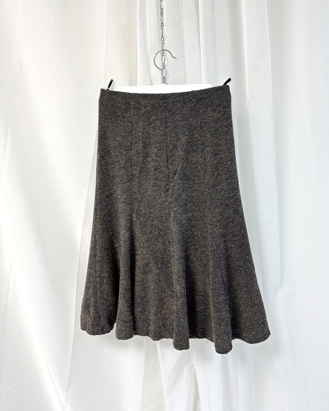 PRENON ASSHU 머드 보카시 삼각형 컷 플레어 스커트 상품이미지3