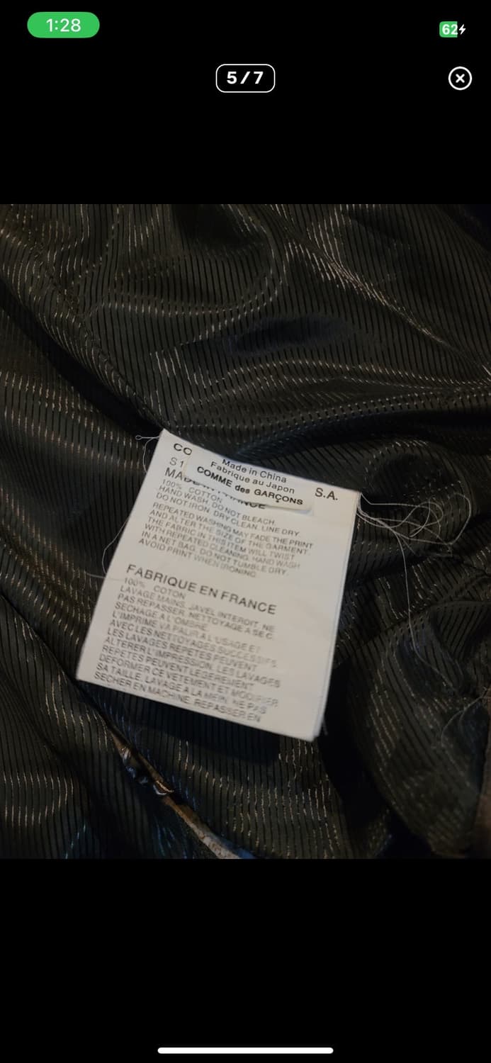 꼼데가르송 옴므 플러스 피쉬테일 자켓 상품이미지5