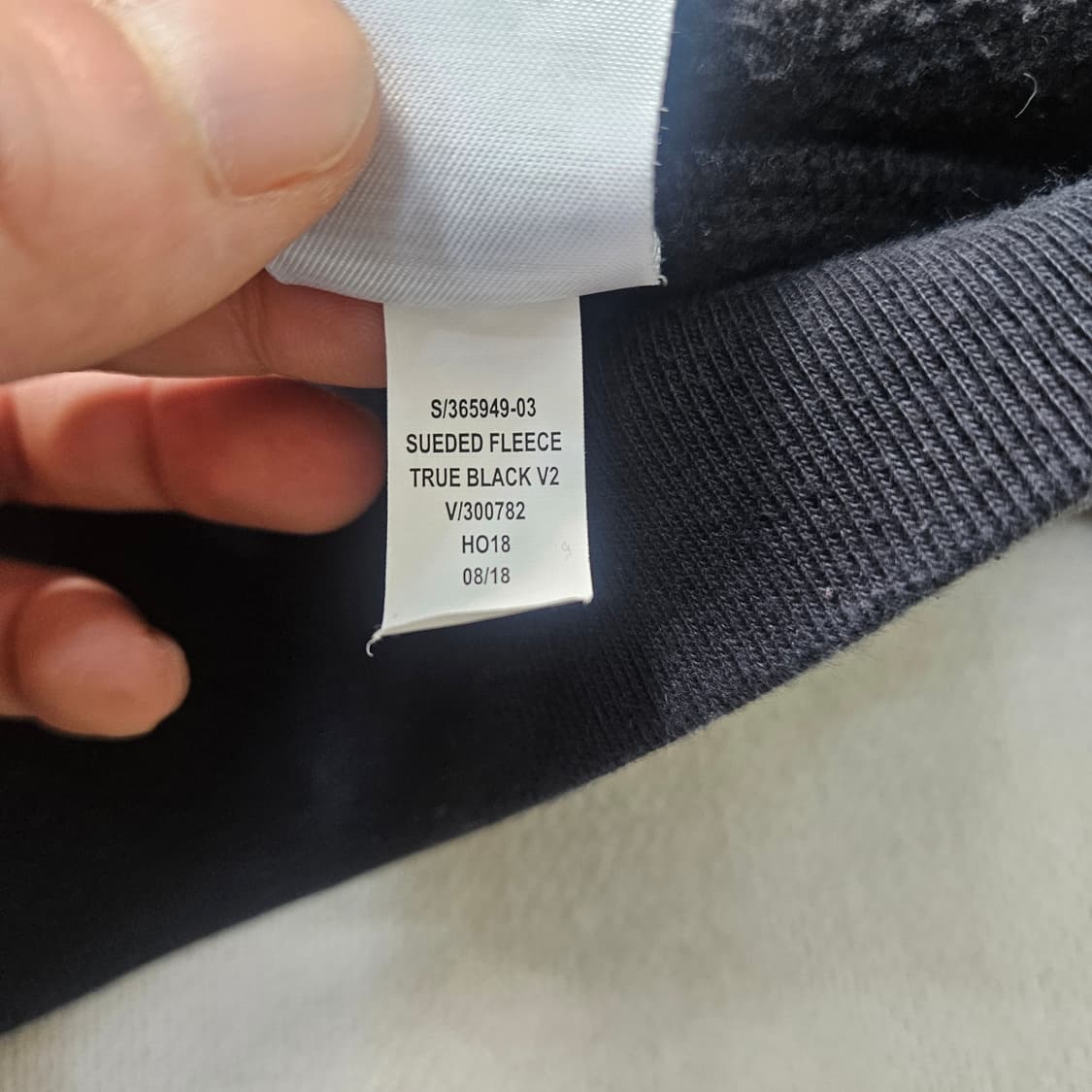 M 갭 블랙 기모 후드티 0325Y 상품이미지5