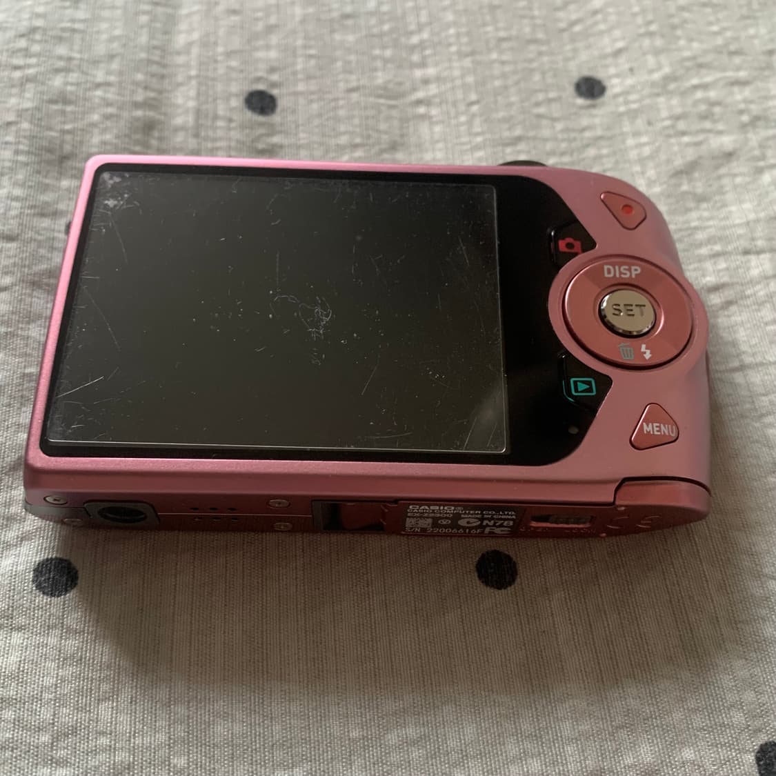 카시오 엑슬림 Z2300 핑크 빈티지 카메라  상품이미지9