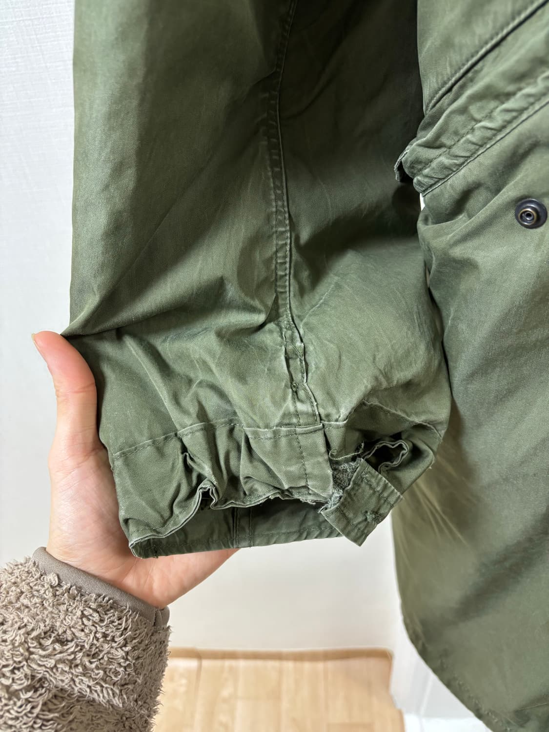 M-65 피쉬테일 개파카 오리지널 xs 민트급 상품이미지4