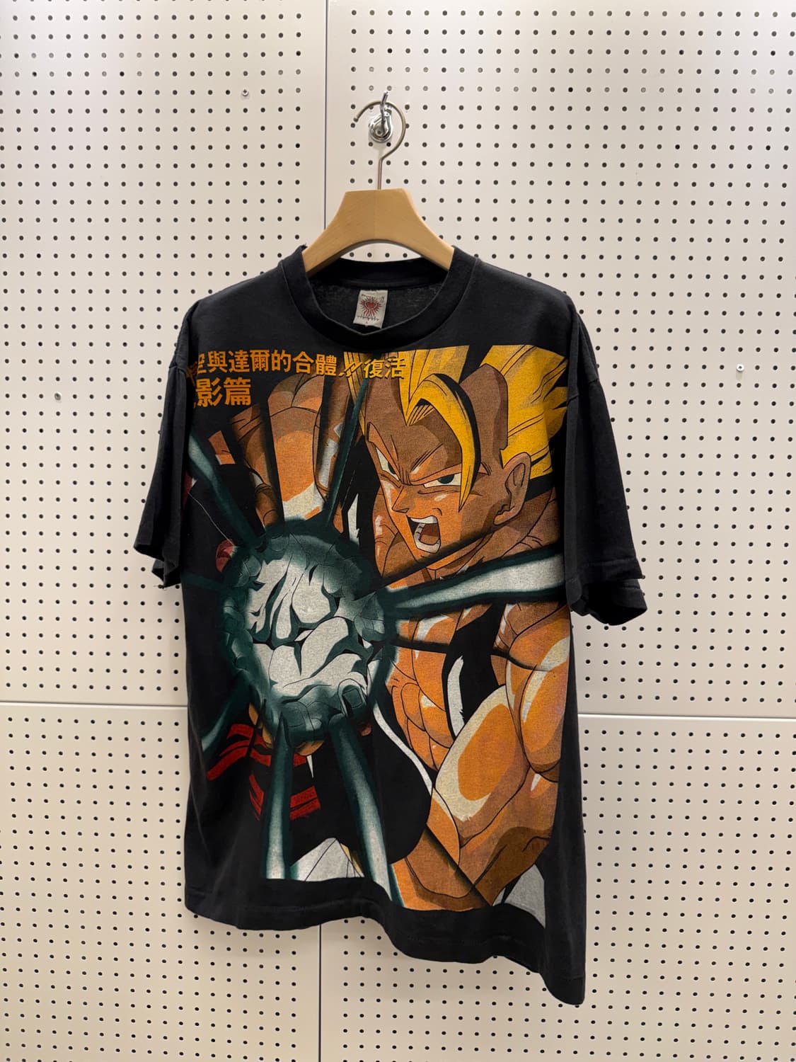 빈티지 드래곤볼 GT 베지터 손오공 프린팅 반팔 티셔츠 U1522 상품이미지2
