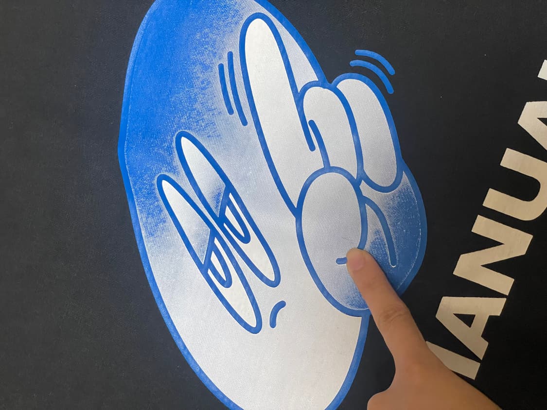 노매뉴얼 프린팅 리버스 디테일 롱슬리브 상품이미지3