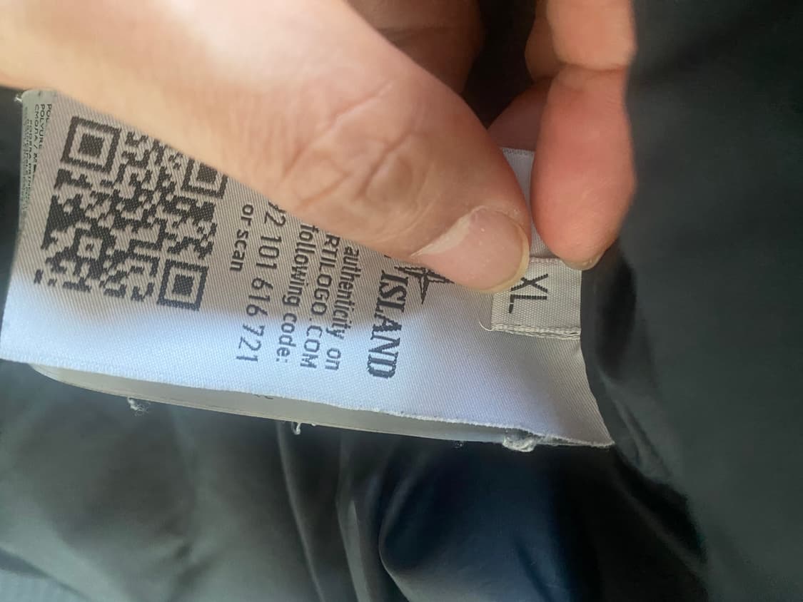 스톤아일랜드패딩 오가닉필패딩 텔라 패딩 블랙 xl입니다. 교환가능 상품이미지2