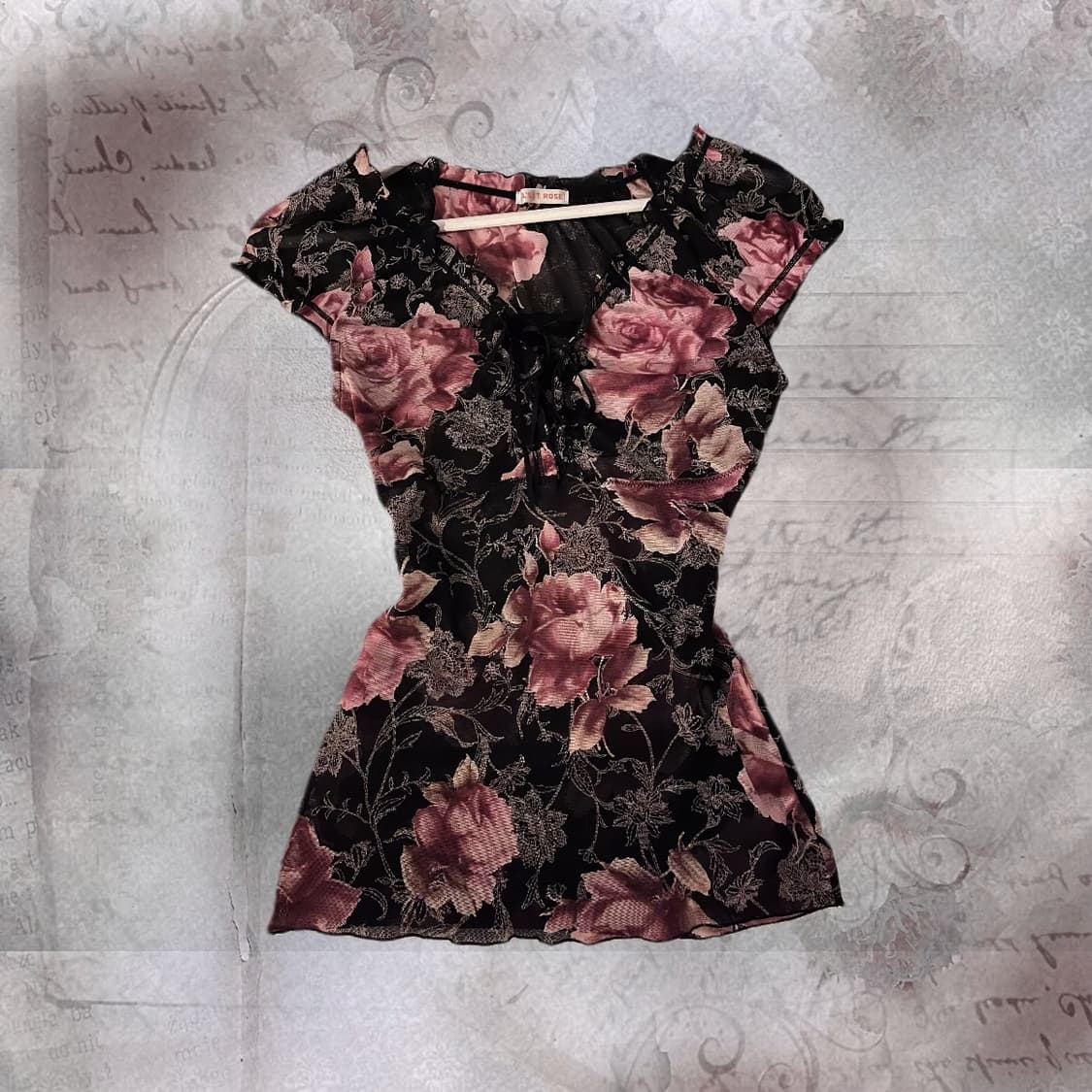 빈티지 플라워 반팔 셔츠 상품이미지2