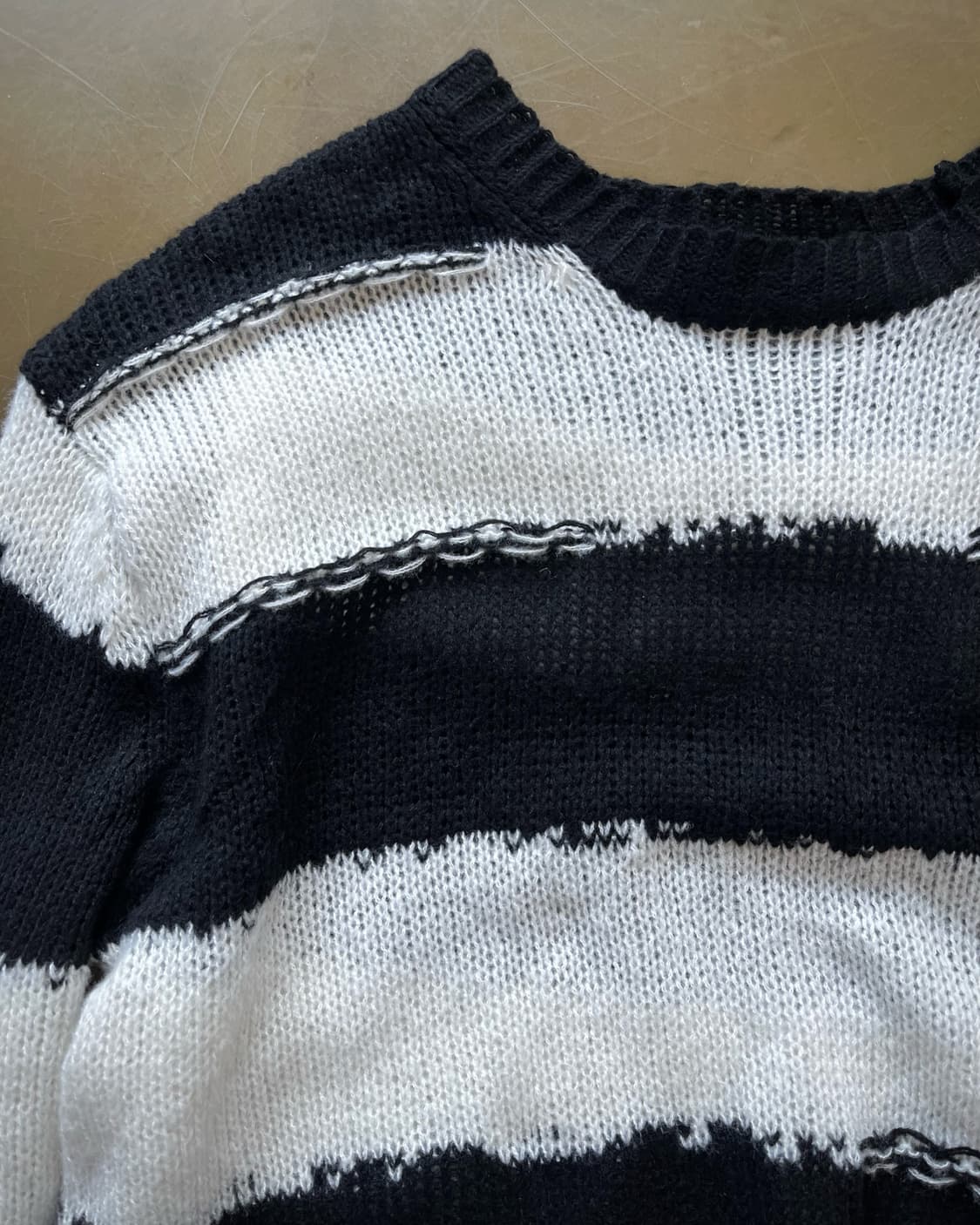 JPN Vintage Nirvana Destroyed Knit 상품이미지5