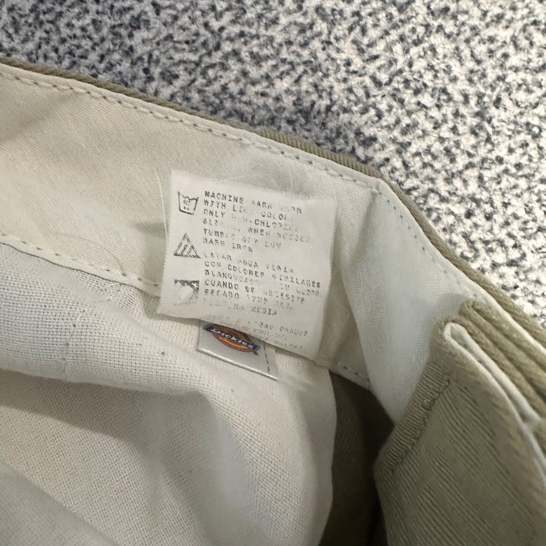 카키색 면바지 상품이미지4