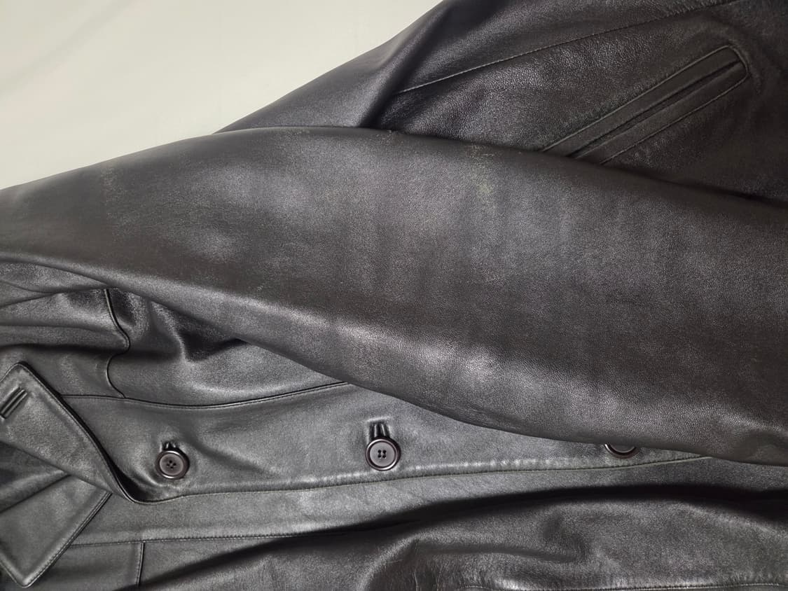 레더카코트 가죽자켓L (일본빈티지샵구매) 상품이미지4