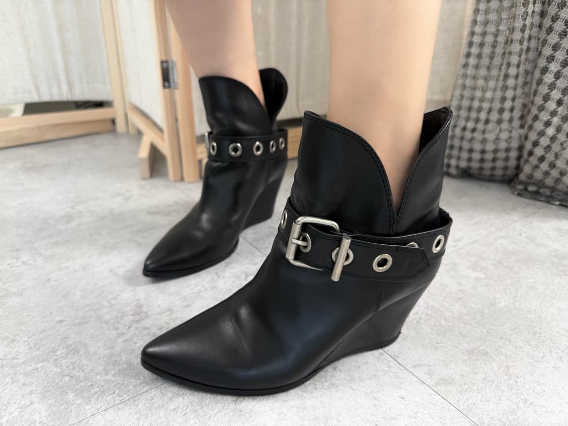 Lella Baldi Italy 웨지힐 부츠 상품이미지4