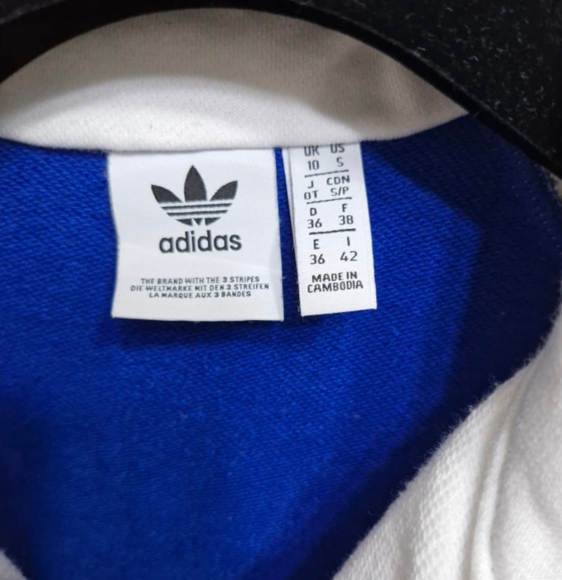 아디다스 배색 반집업티셧 상품이미지3