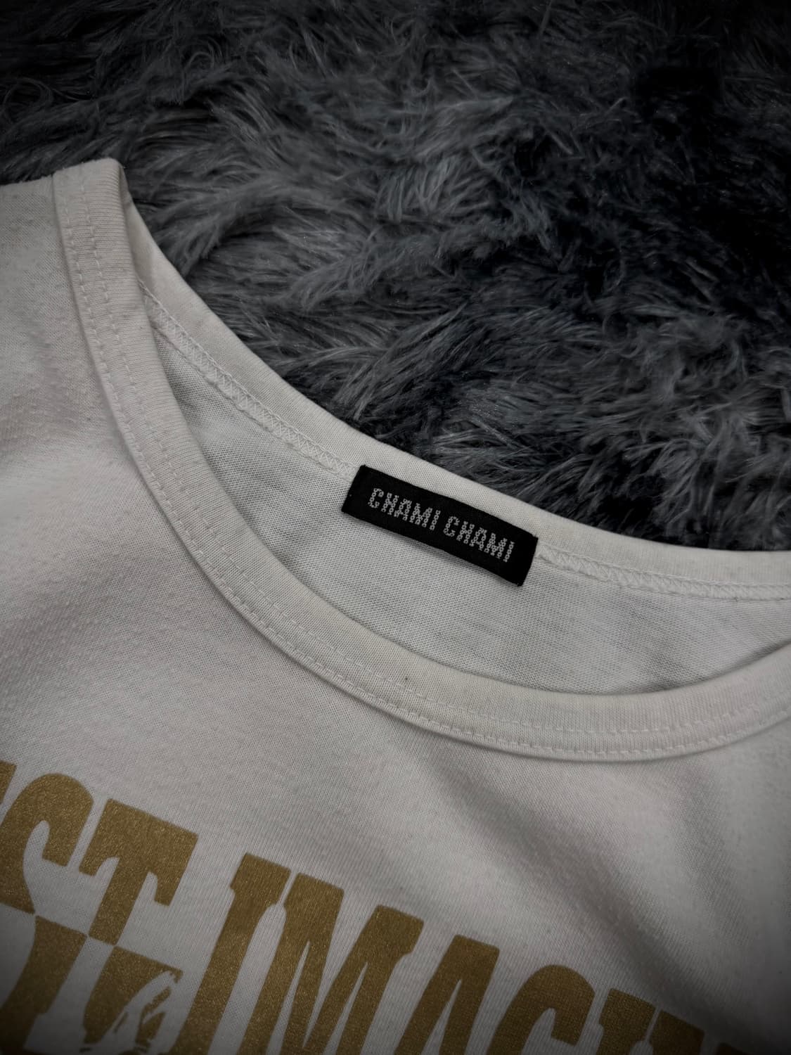 골드 레터링 y2k 반팔 티셔츠 상품이미지4