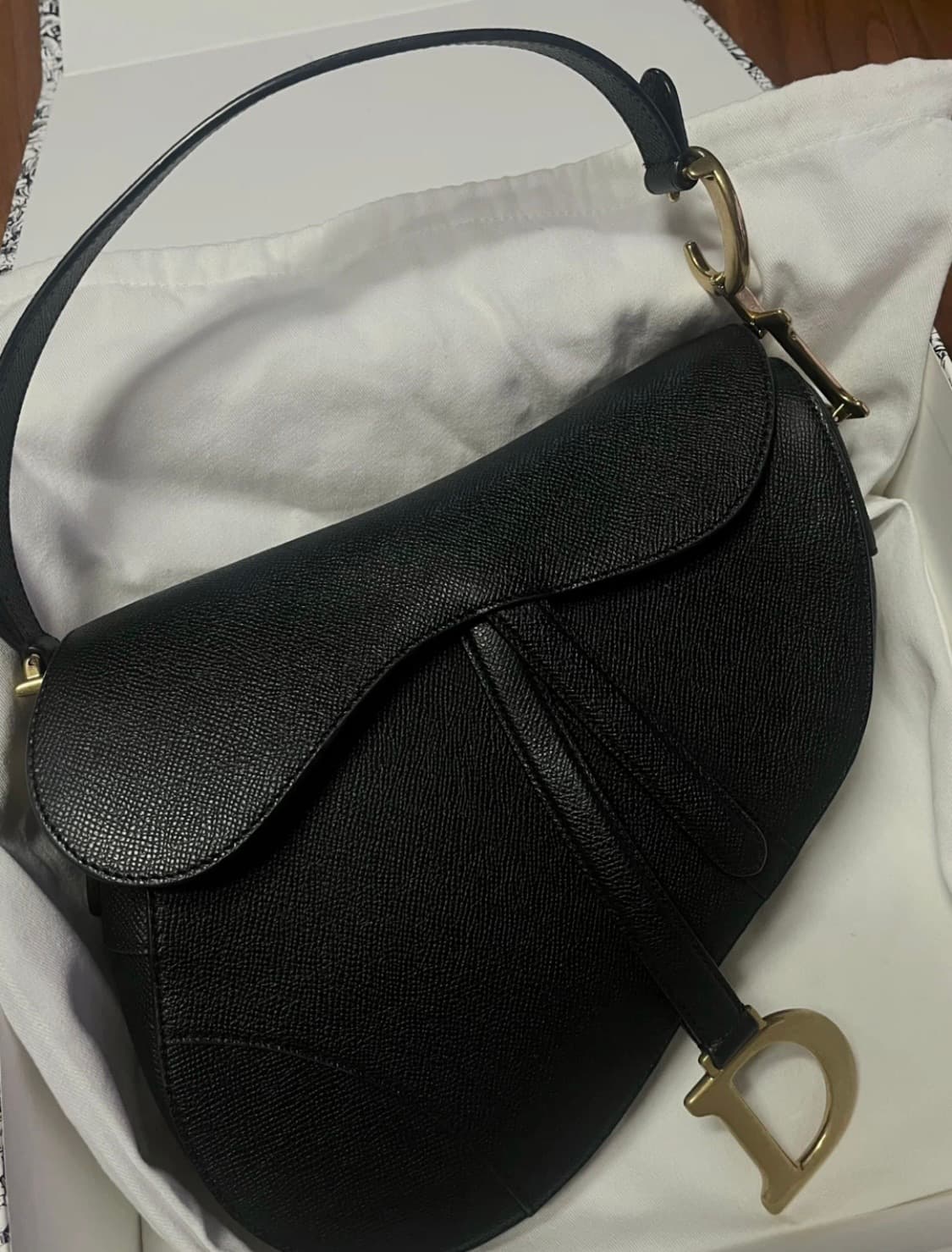 [Dior] 디올 새들백 미듐 블랙 상품이미지2