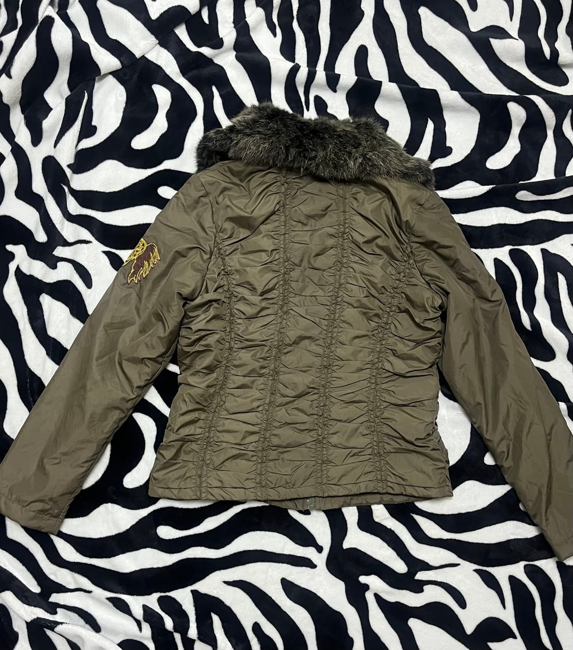 vintage real fur padding 상품이미지2