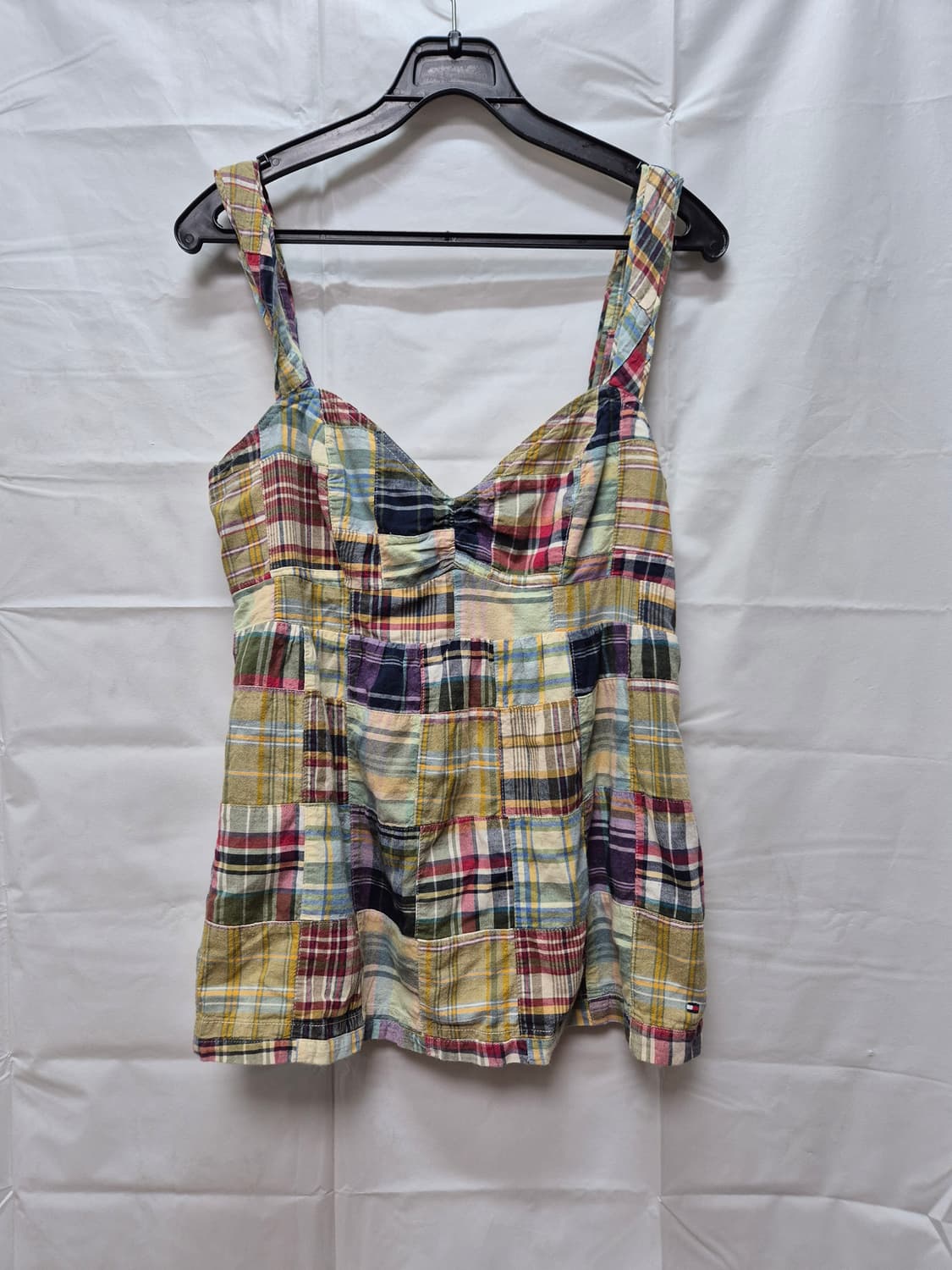 타미 패치워크 나시 블라우스 상품이미지1