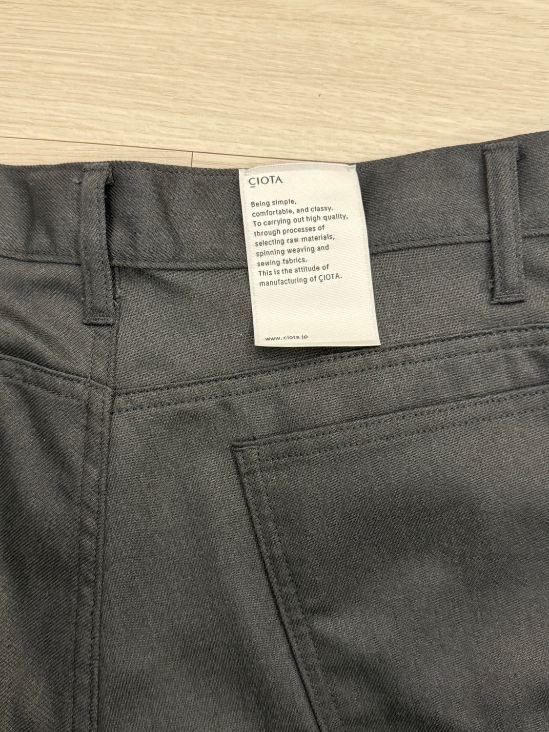 시오타_ T/C Twill 4 Pocket Pants (Baggy) [B 상품이미지3