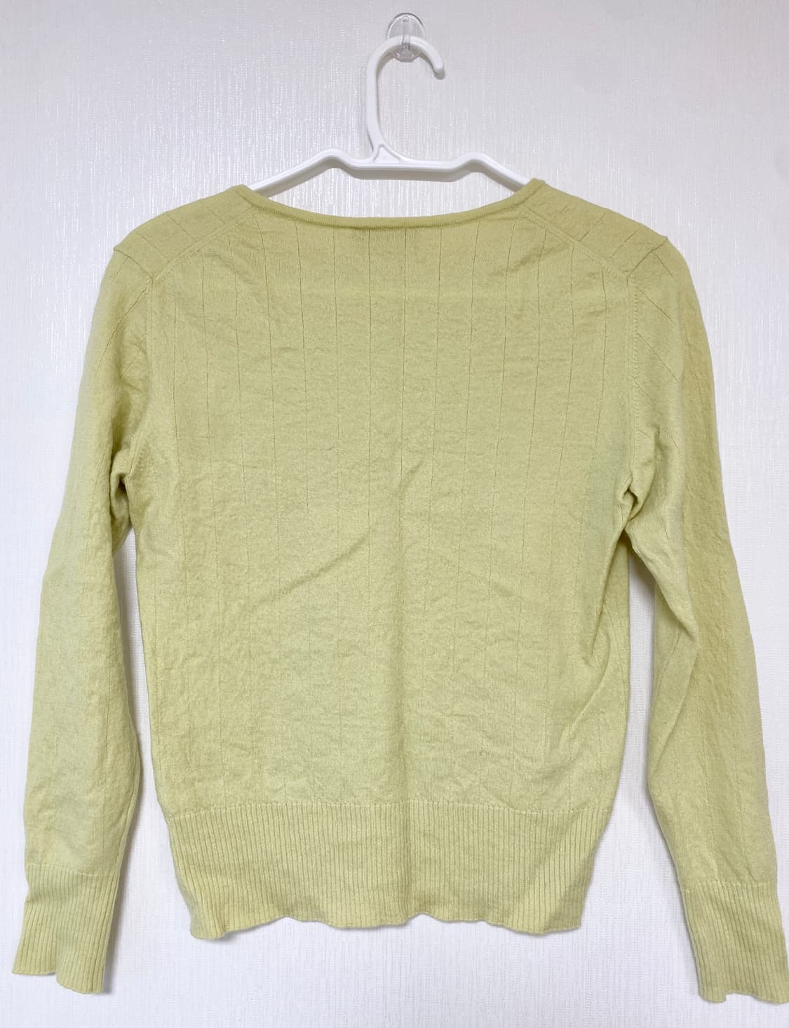 elanfrere 라임색 니트 상품이미지3