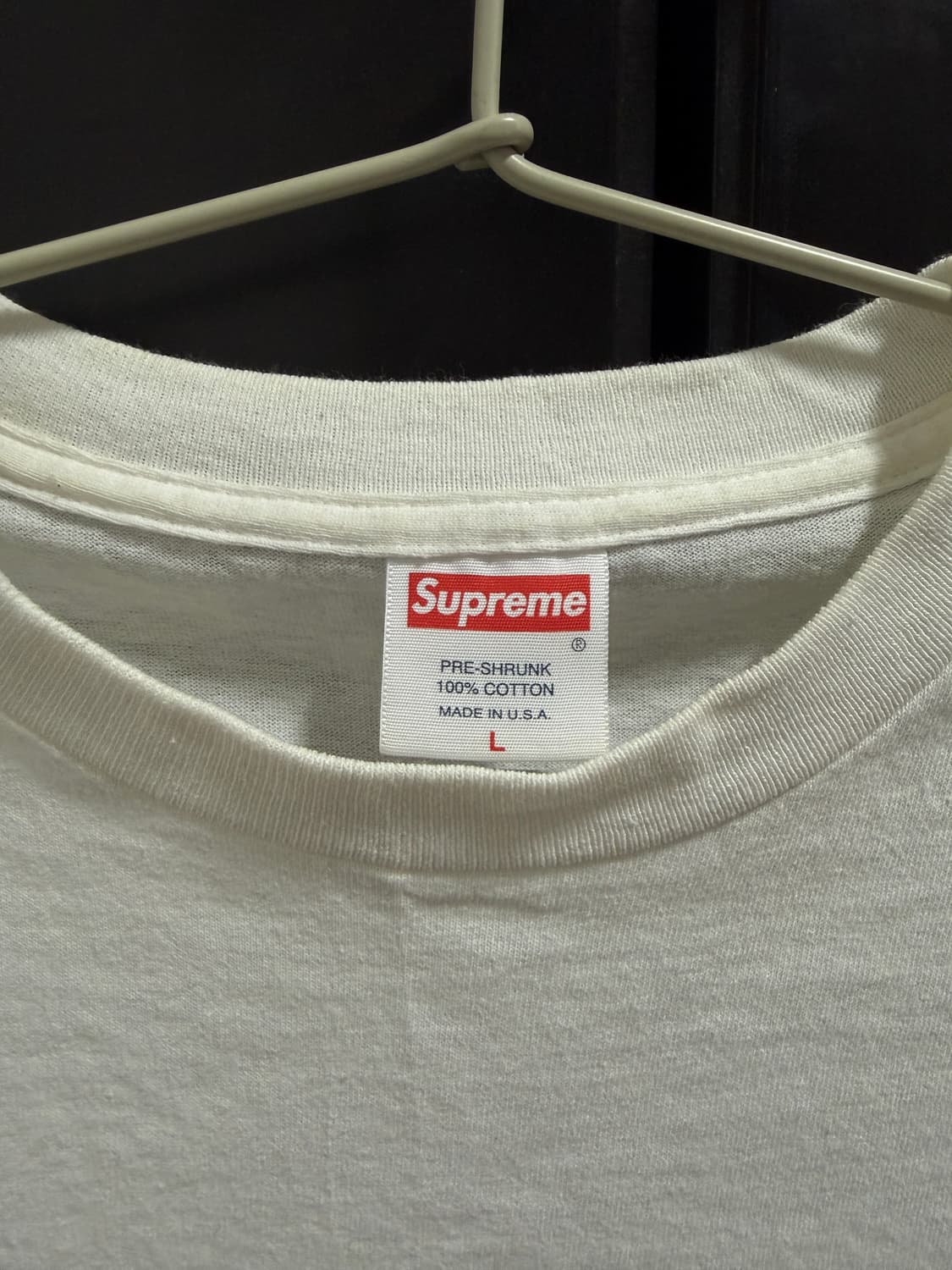 2003 ss 올드 슈프림 찰리채플린 화이트 L size 상품이미지4