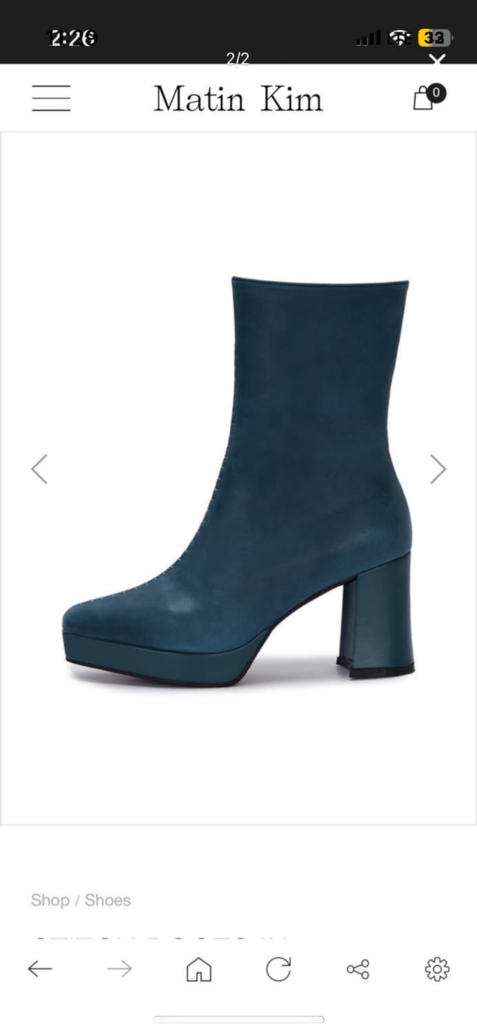 마뗑킴 스티치 부츠 상품이미지2