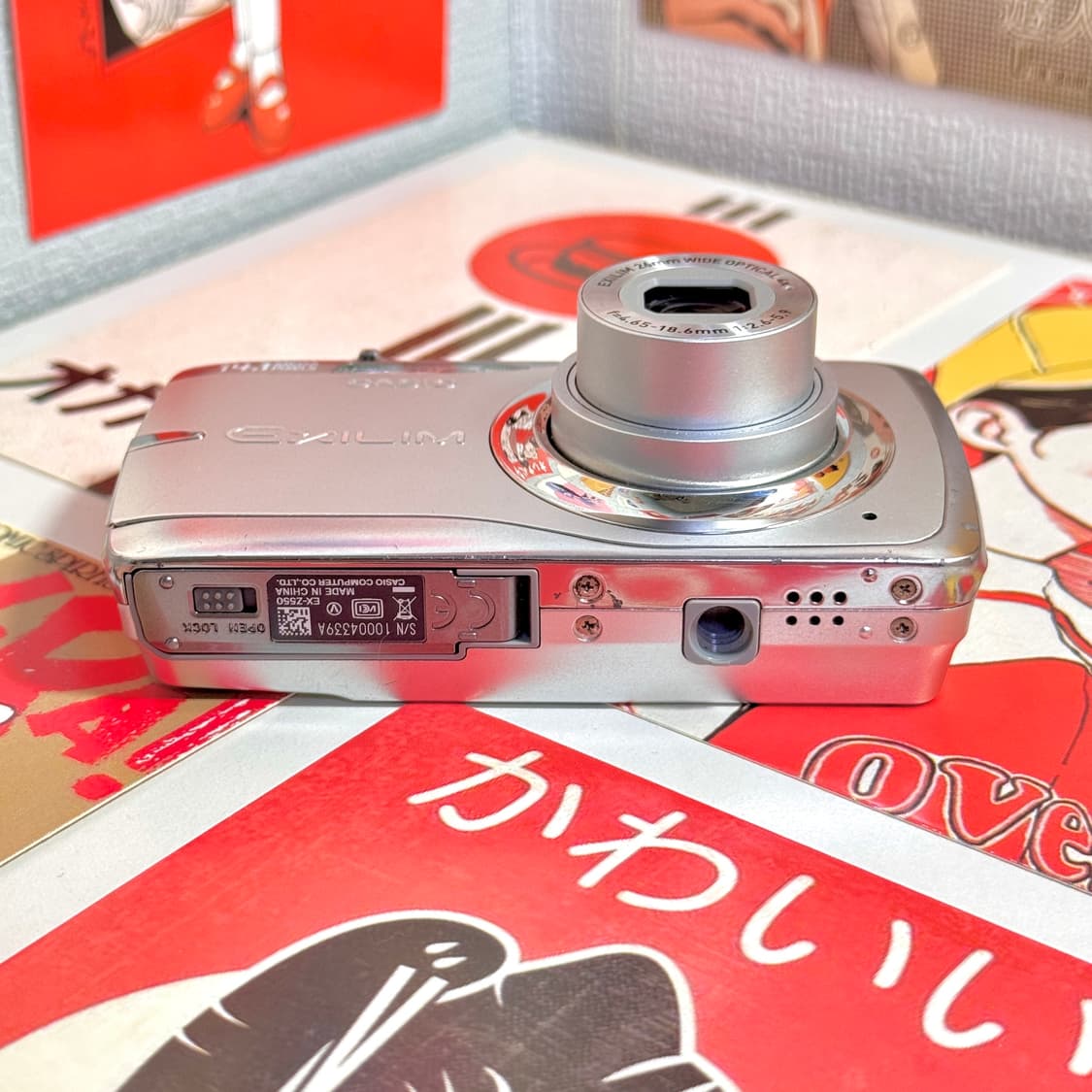 카시오 엑슬림 EX-Z550 실버 빈티지디카 상품이미지4