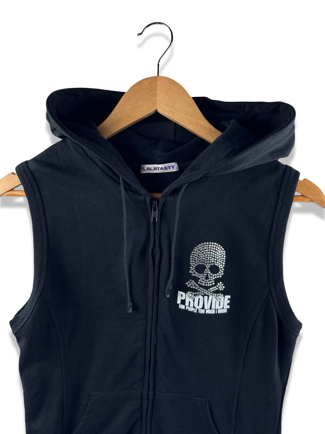 JPN 펑크 스컬 프린팅 베스트1842 상품이미지3