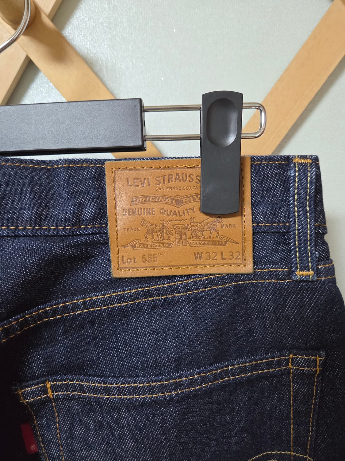 리바이스 555-0000 릴렉스 스트레이트 진(다크 인디고) 상품이미지2