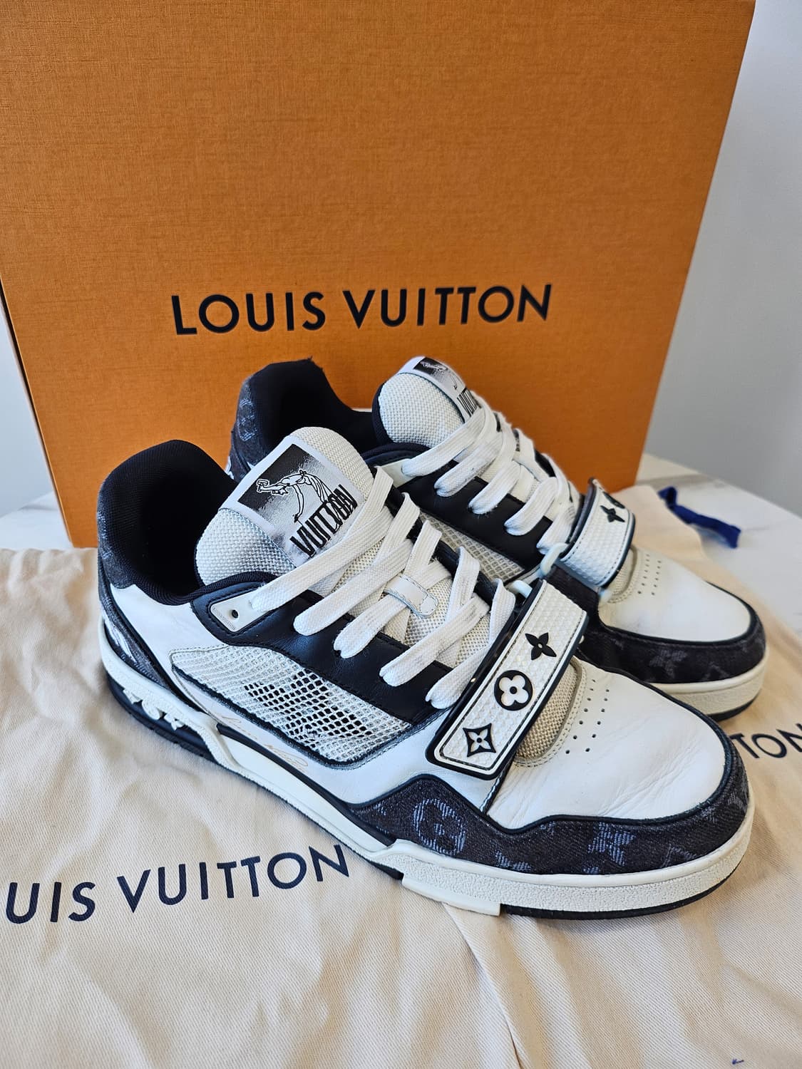 루이비통 데님 트레이너 스니커즈 7사이즈 상품이미지2