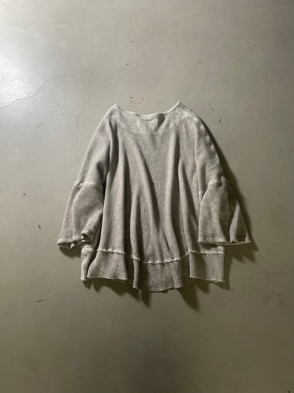 KZ ATELIER  Waffle Oversized Pullover 상품이미지5